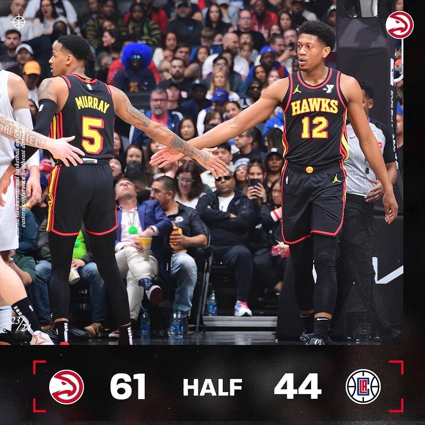 快船胜老鹰,乔治全场砍下37分 快船胜老鹰,乔治全场砍下37分